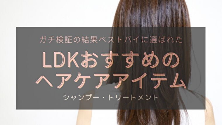 【LDKおすすめシャンプーやトリートメント】美髪必至ヘアケア製品のベストバイ