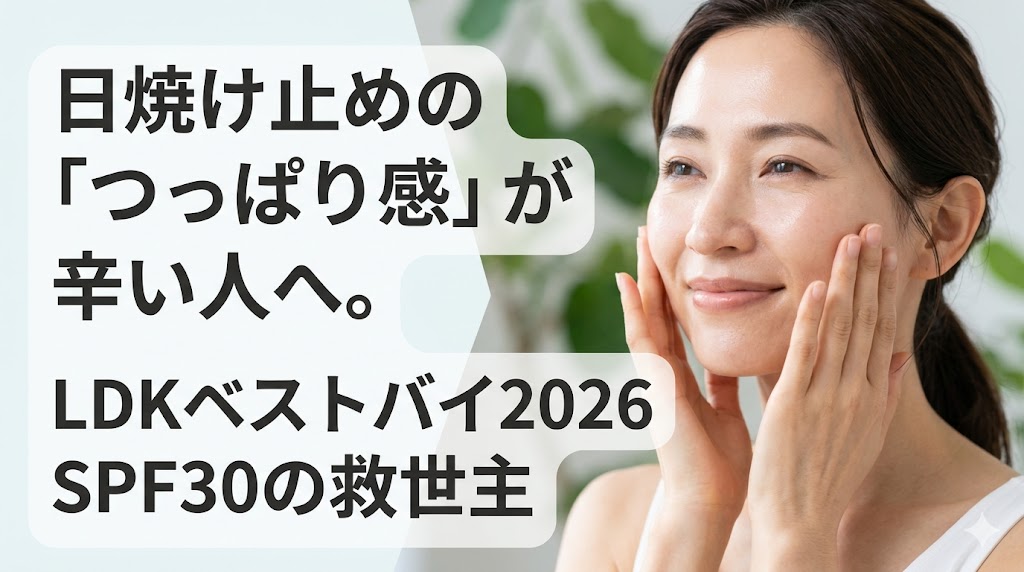 日焼け止めの「つっぱり感」が辛い人へ！LDKベストバイ2026で見つけたストレスフリーなSPF30の救世主5選